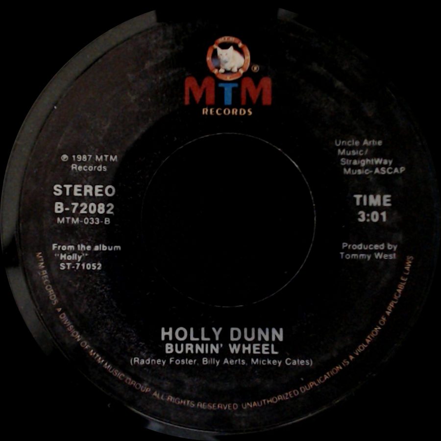 Holly Dunn - Love Someone Like Me / Burnin' Wheel side B