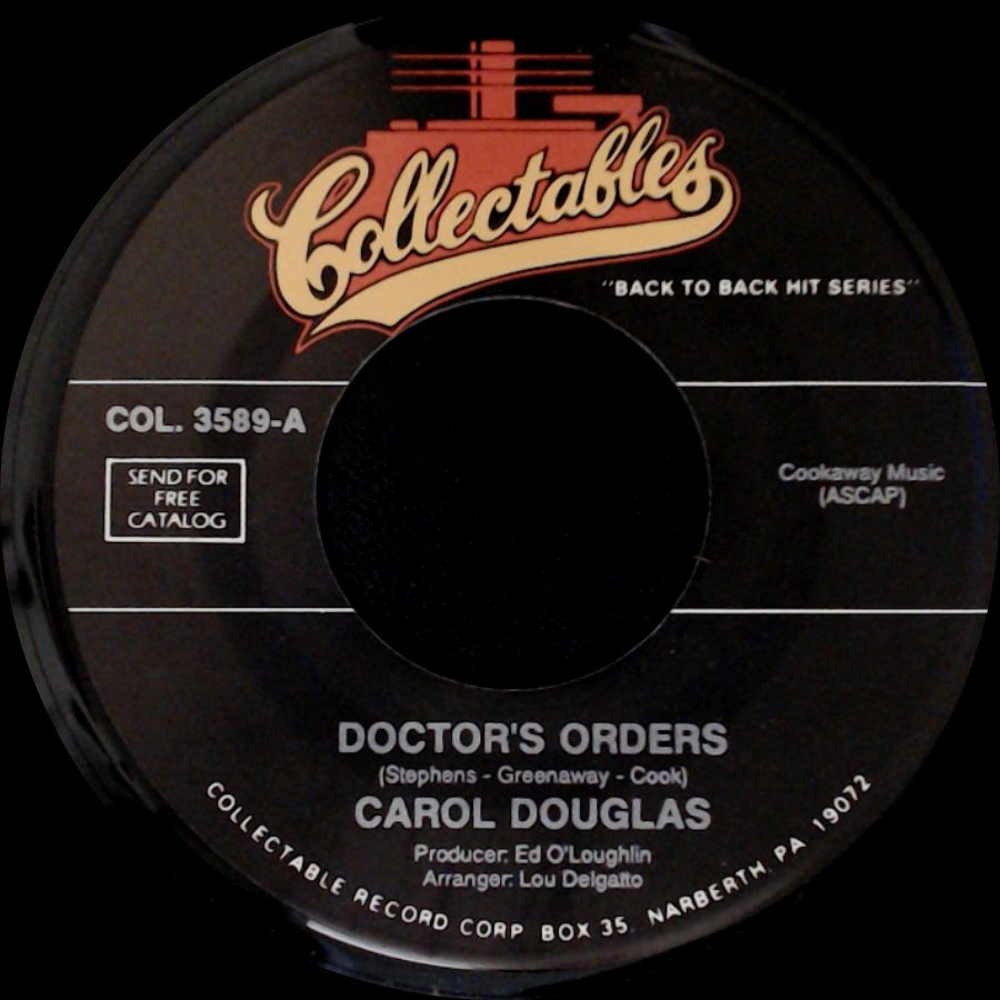 Carol Douglas - Doctor's Orders / Midnight Love Affair side A