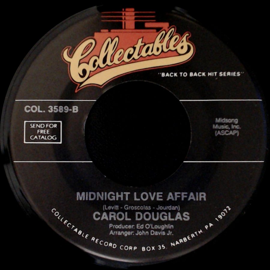 Carol Douglas - Doctor's Orders / Midnight Love Affair side B