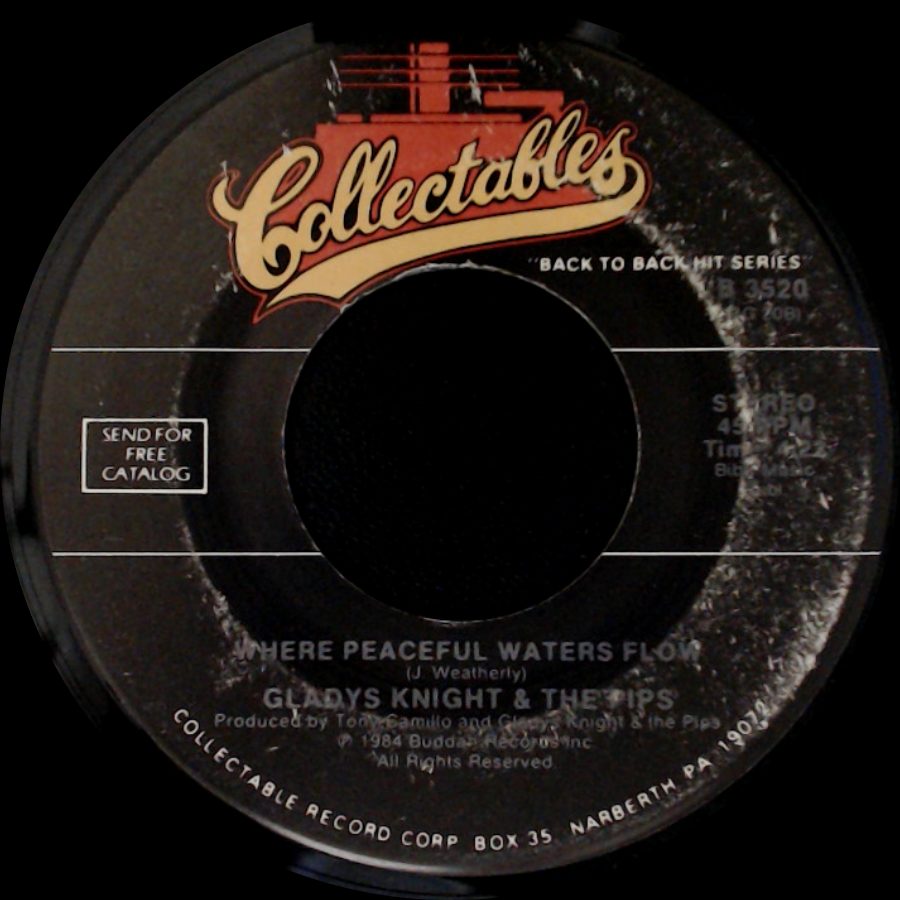 Gladys Knight & The Pips - Midnight Train To Georgia / Where Peaceful Waters Flow side B