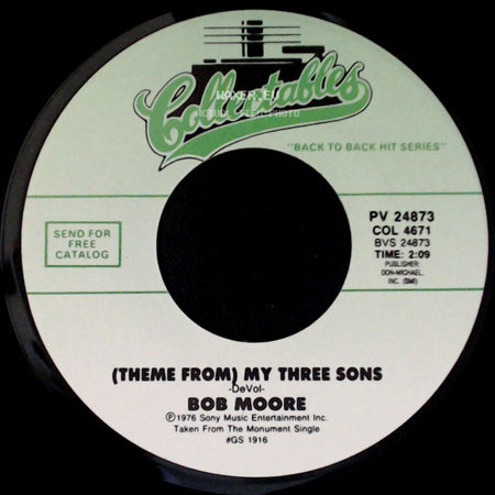 Bob Moore - Mexico / (Theme From) My Three Sons side B