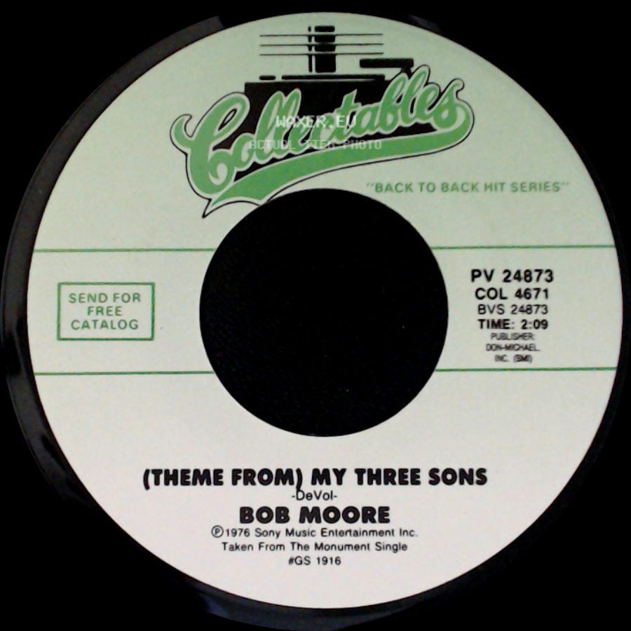 Bob Moore - Mexico / (Theme From) My Three Sons side B