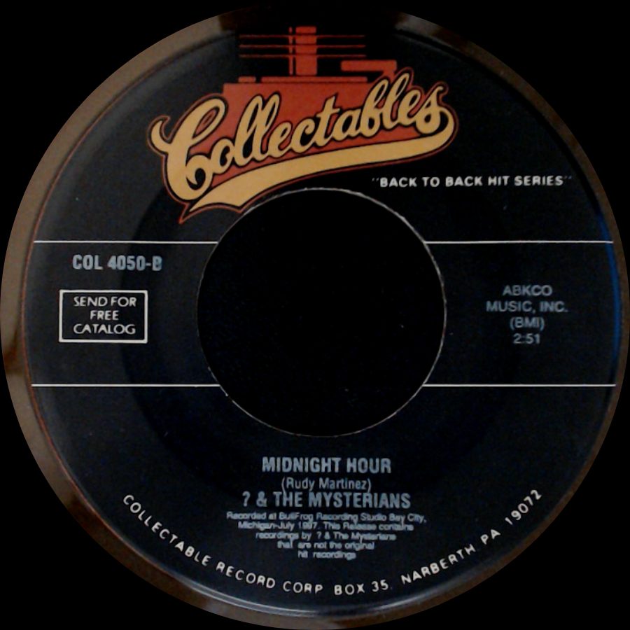 ? & The Mysterians - 96 Tears / Midnight Hour side B