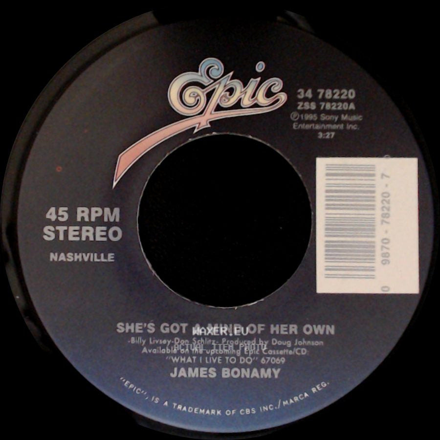 James Bonamy - She's Got A Mind Of Her Own / Amy Jane side A