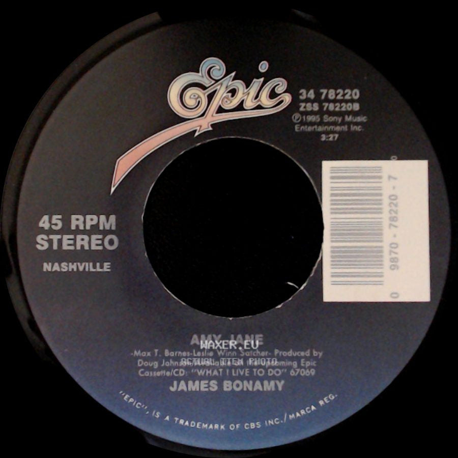 James Bonamy - She's Got A Mind Of Her Own / Amy Jane side B