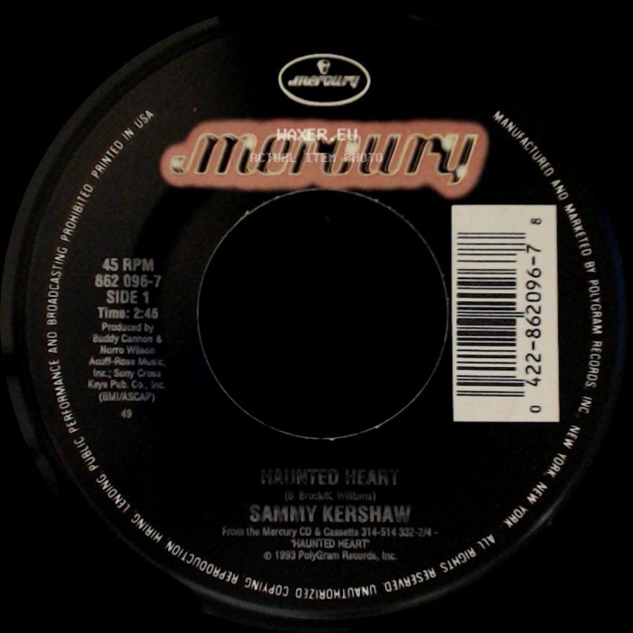 Sammy Kershaw - Haunted Heart / Cry, Cry Darlin' side A