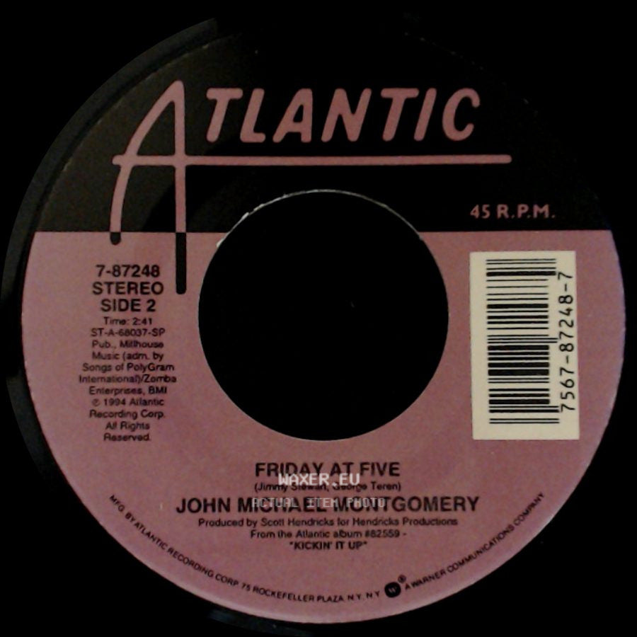 John Michael Montgomery - Rope The Moon / Friday At Five side B