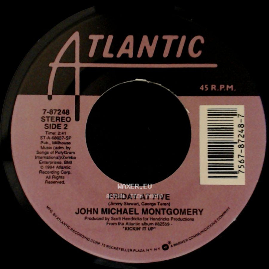 John Michael Montgomery - Rope The Moon / Friday At Five side B