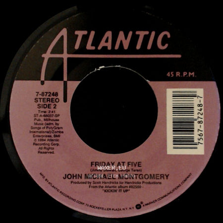 John Michael Montgomery - Rope The Moon / Friday At Five side B