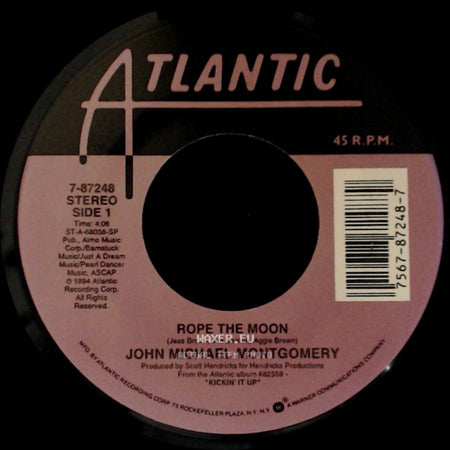 John Michael Montgomery - Rope The Moon / Friday At Five side A