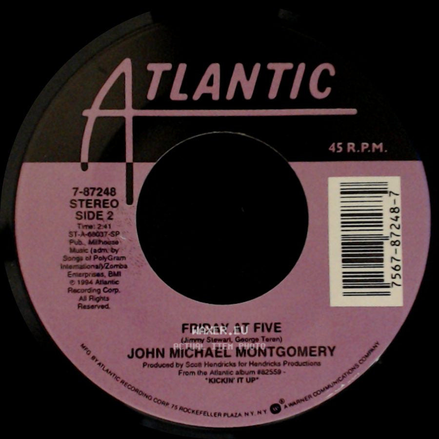 John Michael Montgomery - Rope The Moon / Friday At Five side B