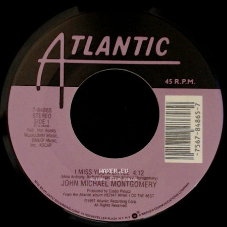John Michael Montgomery - I Miss You A Little / Cloud 8 side A