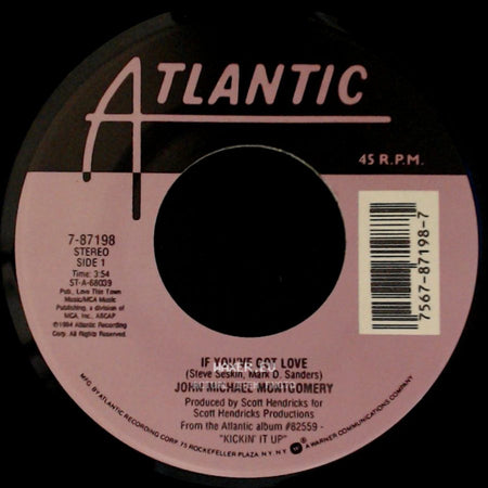 John Michael Montgomery - If You've Got Love / Kick It Up side A