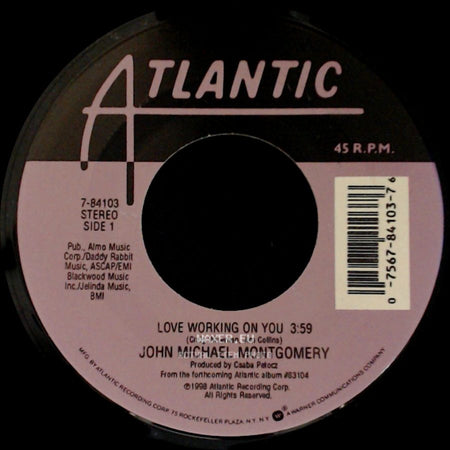 John Michael Montgomery - Love Working On You / Angel In My Eyes side A