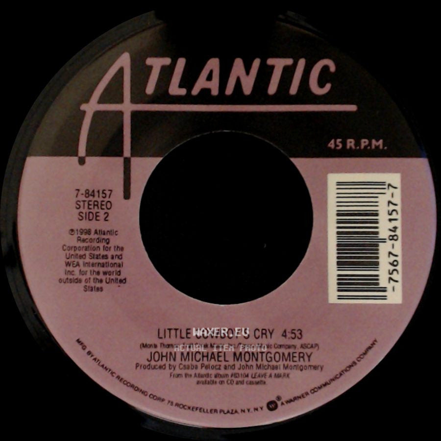 John Michael Montgomery - Cover You In Kisses / Little Cowboy's Cry side B