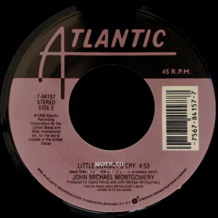John Michael Montgomery - Cover You In Kisses / Little Cowboy's Cry side B