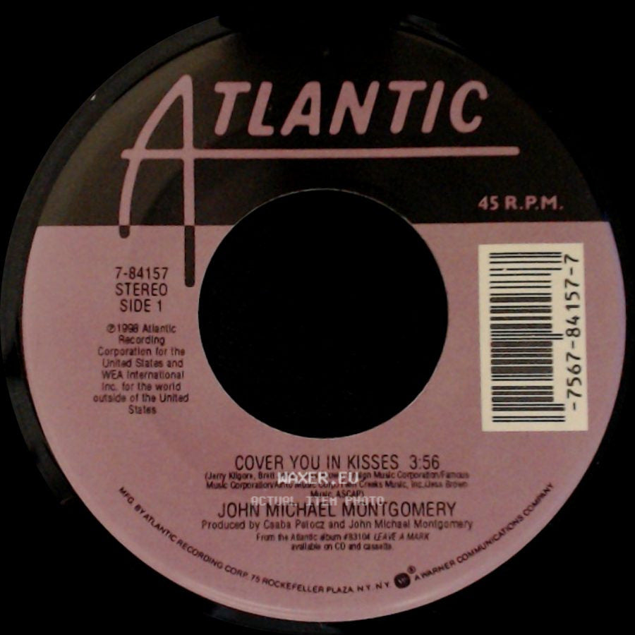 John Michael Montgomery - Cover You In Kisses / Little Cowboy's Cry side A