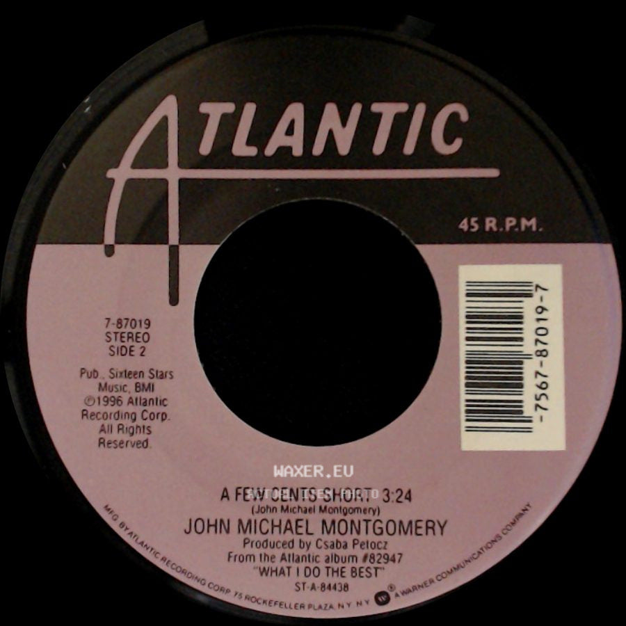 John Michael Montgomery - Friends / A Few Cents Short side B