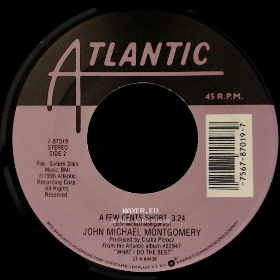 John Michael Montgomery - Friends / A Few Cents Short side B