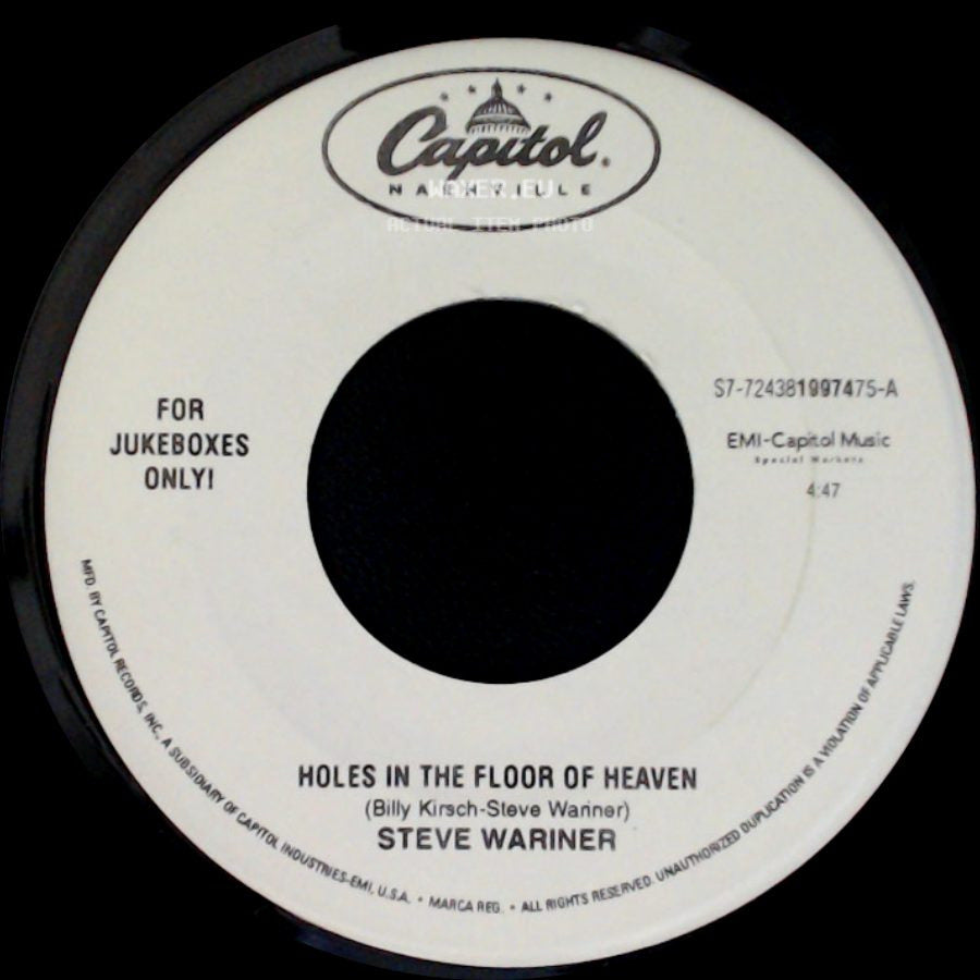 Steve Wariner - Closer I Get To You / Holes In The Floor Of Heaven side B