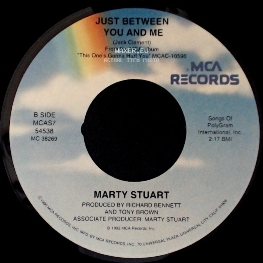Marty Stuart - High On A Mountain Top / Just Between You And Me side B