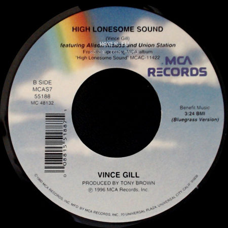 Vince Gill - High Lonesome Sound / High Lonesome Sound side B