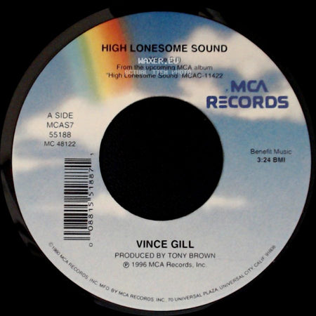 Vince Gill - High Lonesome Sound / High Lonesome Sound side A