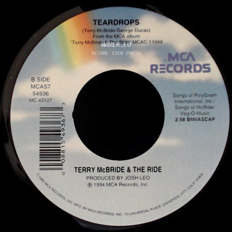 Terry Mcbride & The Ride - High Hopes And Empty Pockets / Teardrops side B
