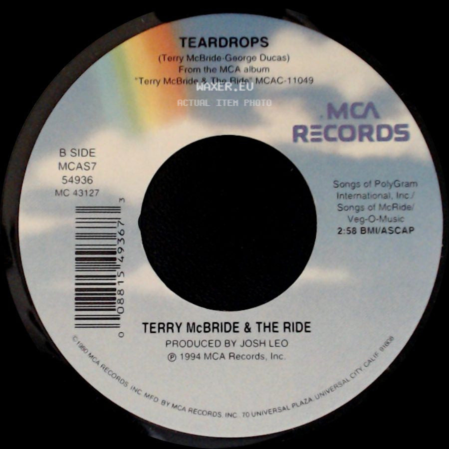 Terry Mcbride & The Ride - High Hopes And Empty Pockets / Teardrops side B