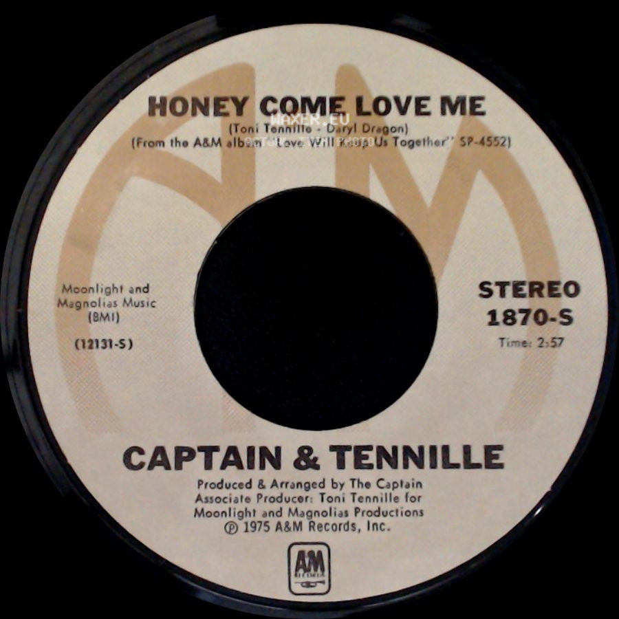 Captain & Tennille - Honey Come Love Me / Muskrat Love side A