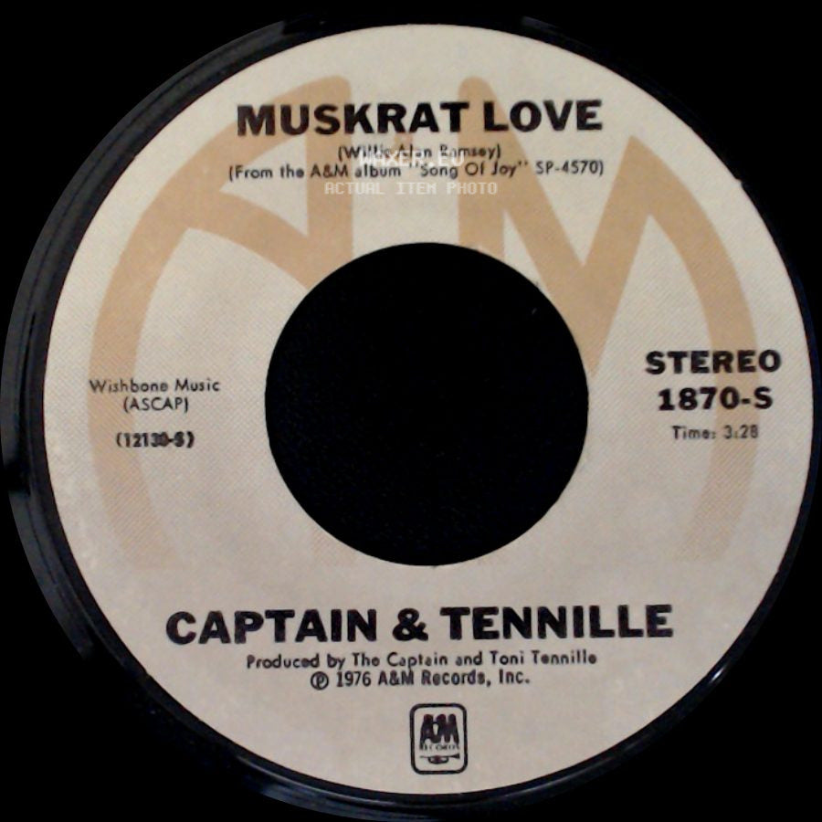 Captain & Tennille - Honey Come Love Me / Muskrat Love side B
