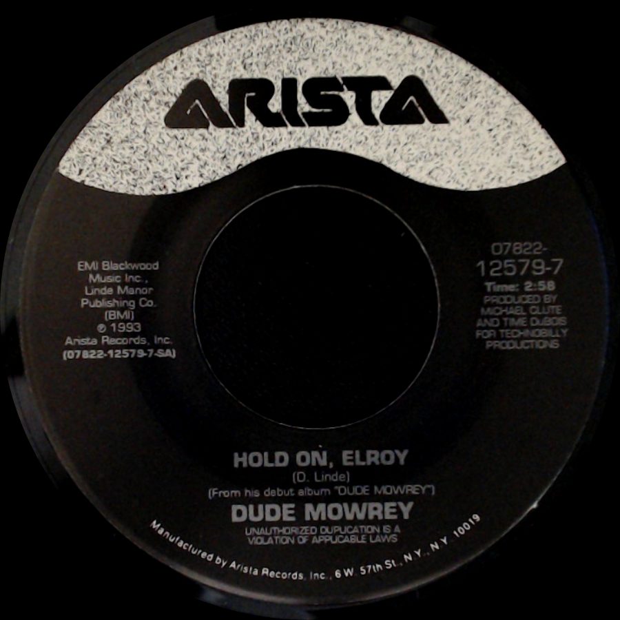 Dude Mowrey - Turn For The Worse / Hold On, Elroy side B