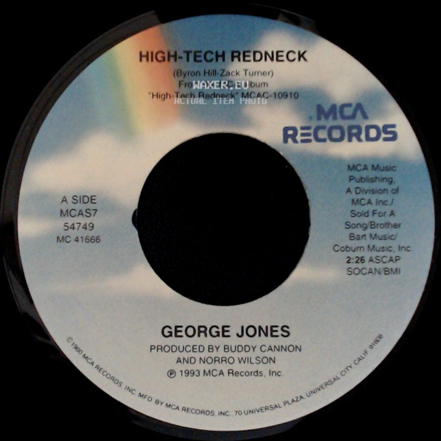 George Jones - High-Tech Redneck / Forever's Here To Stay side A