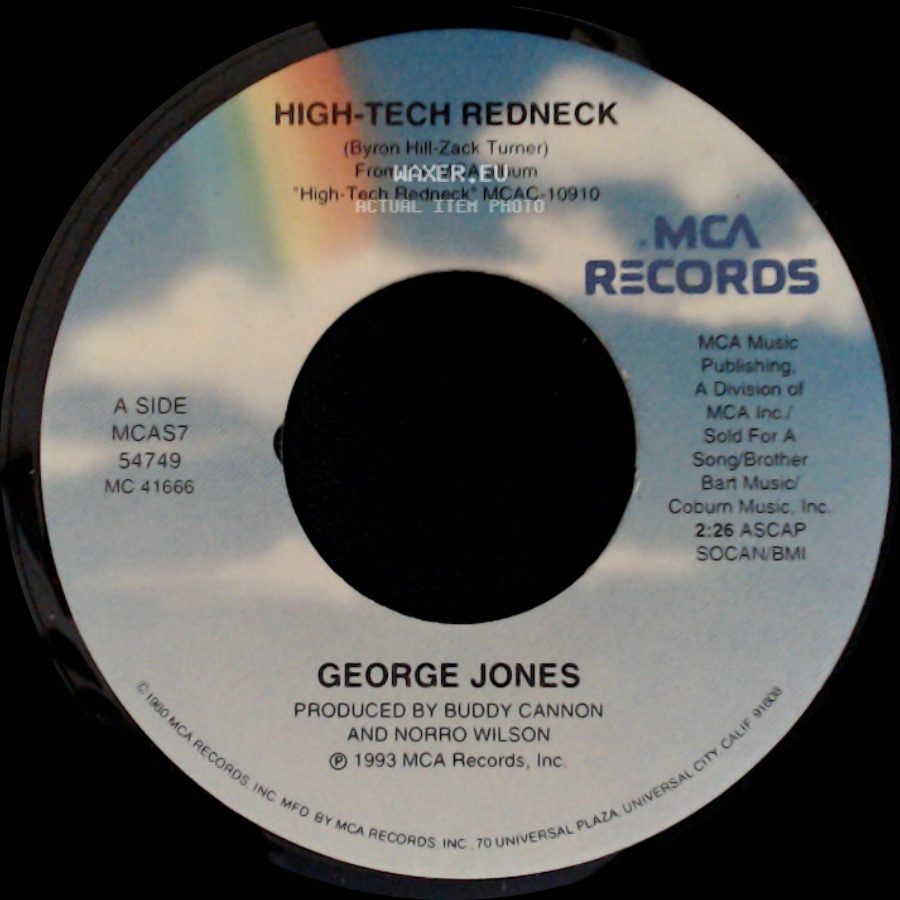 George Jones - High-Tech Redneck / Forever's Here To Stay side A