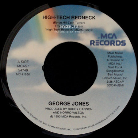 George Jones - High-Tech Redneck / Forever's Here To Stay side A