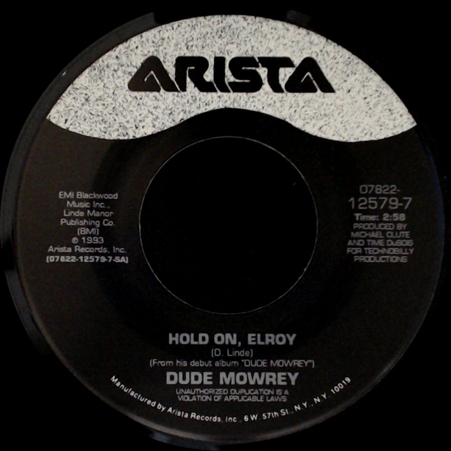 Dude Mowrey - Turn For The Worse / Hold On, Elroy side B