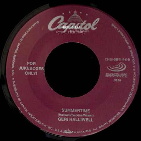 Geri Halliwell - Mi Chico Latino / Summertime side B