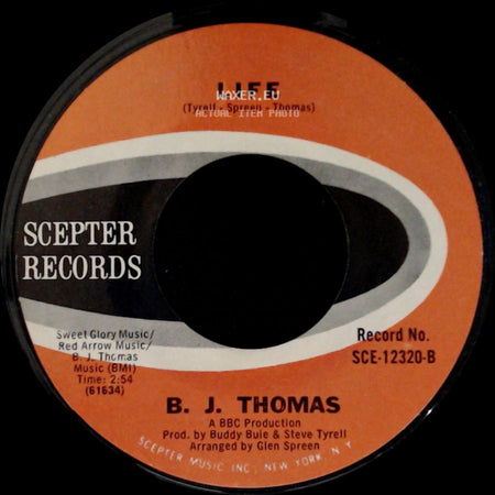 B. J. Thomas - Life / Mighty Clouds Of Joy side A