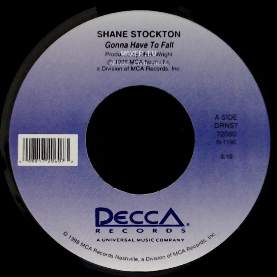 Shane Stockton - Gonna Have To Fall / Billy Saw The Light side A