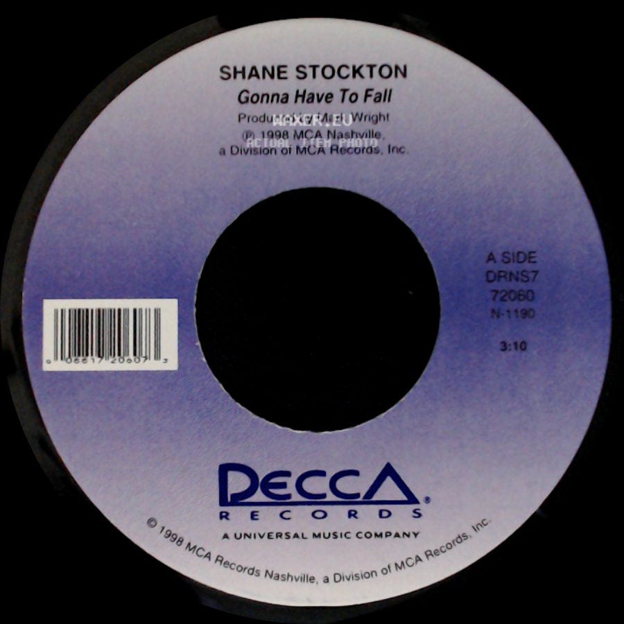 Shane Stockton - Gonna Have To Fall / Billy Saw The Light side A