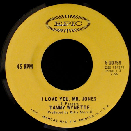Tammy Wynette - I Love You, Mr. Jones / Good Lovin' (Makes It Right) side A
