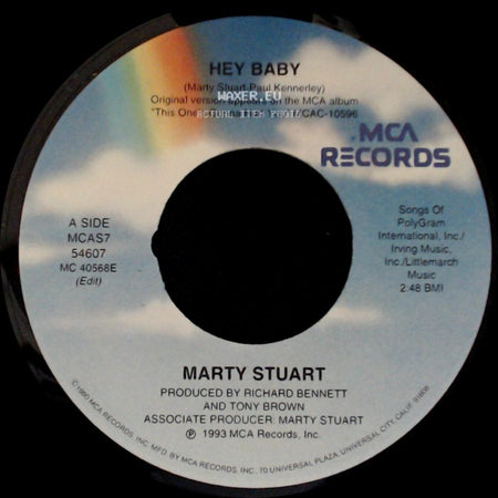 Marty Stuart - Hey Baby / Down Home side A