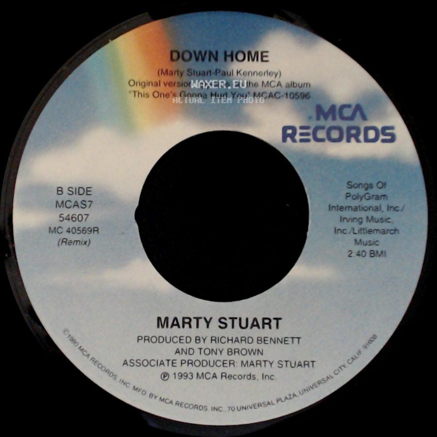 Marty Stuart - Hey Baby / Down Home side B