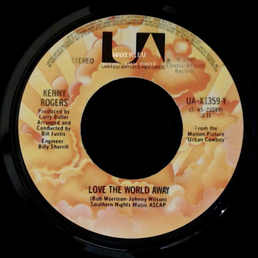 Kenny Rogers - Sayin' Goodbye / Requiem: Goin' Home To The Rock / Love The World Away side B