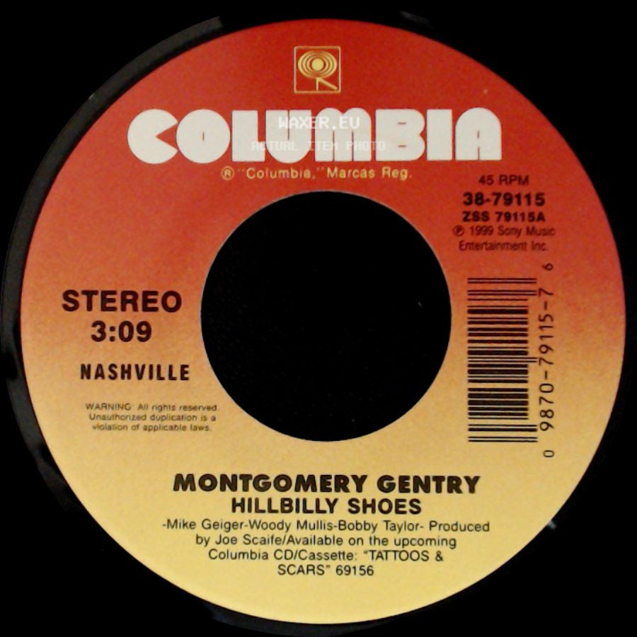 Montgomery Gentry - All Night Long / Hillbilly Shoes side B