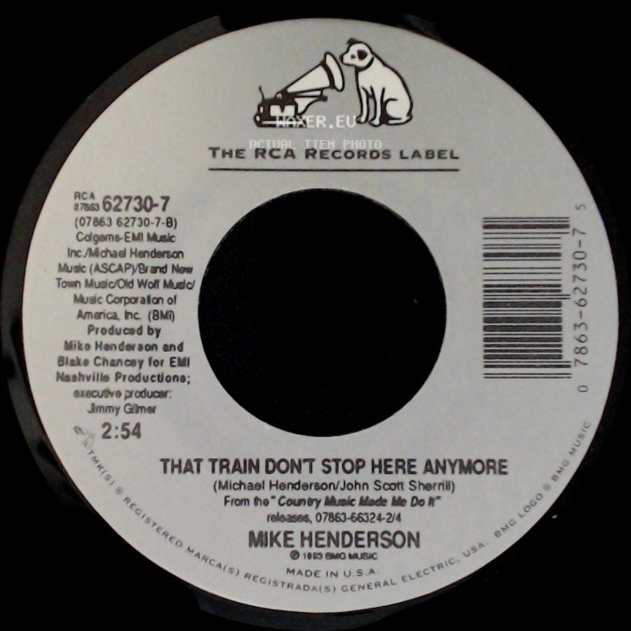 Mike Henderson - Hillbilly Jitters / That Train Dont Stop Here Anymore side B