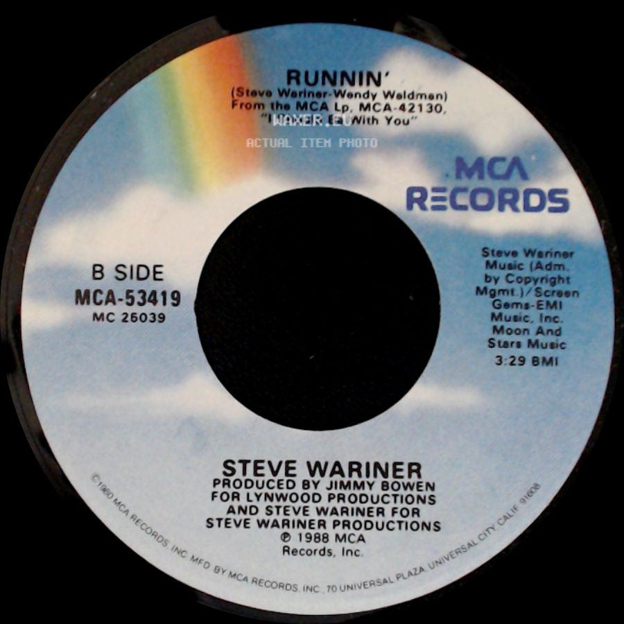 Steve Wariner - Hold On (A Little Longer) / Runnin' side B