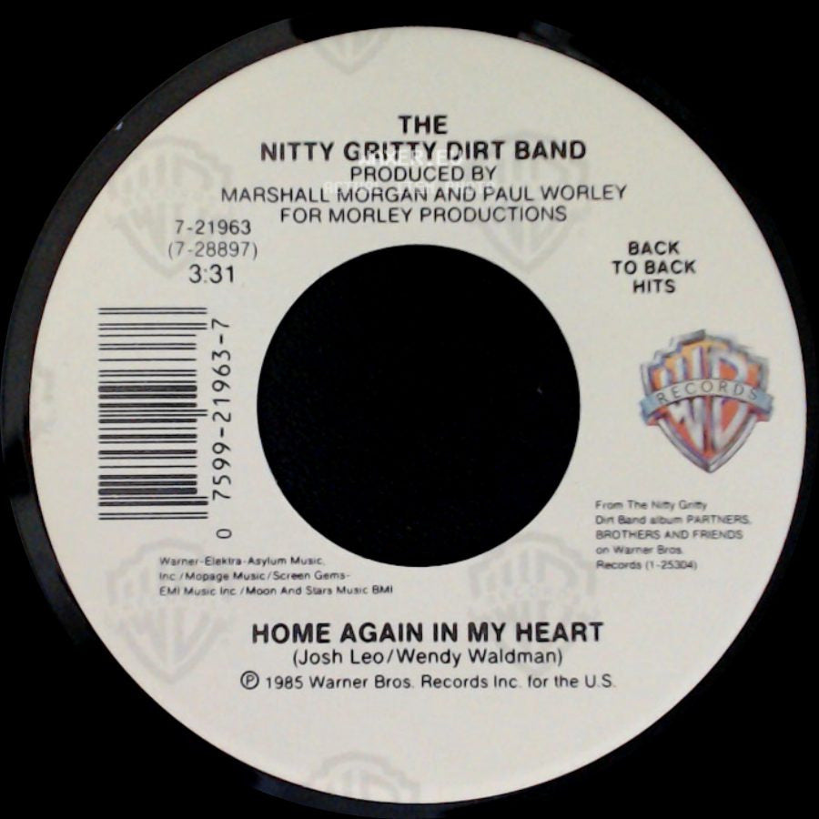 The Nitty Gritty Dirt Band - Home Again In My Heart / Partners, Brothers And Friends side A