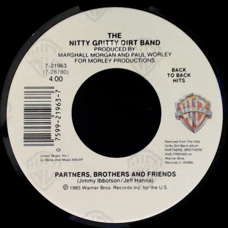 The Nitty Gritty Dirt Band - Home Again In My Heart / Partners, Brothers And Friends side B