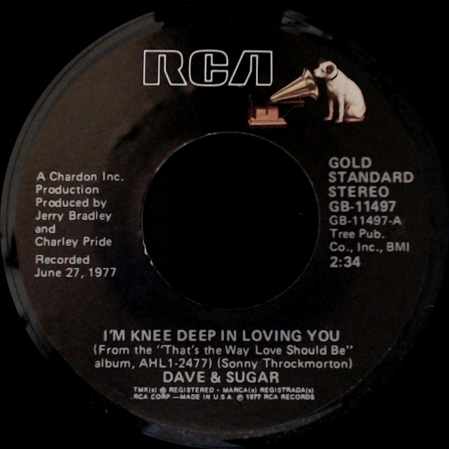 Dave & Sugar - Gotta' Quit Lookin' At You Baby / I'm Knee Deep In Loving You side B